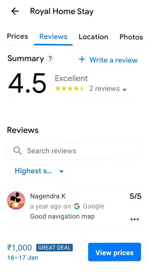 Royal Homestay New Hampi Ngoại thất bức ảnh